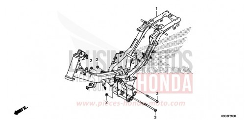 FRAME BODY C125AK de 2019